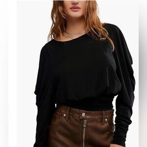 Free People Moxie Longsleeve Top NWT